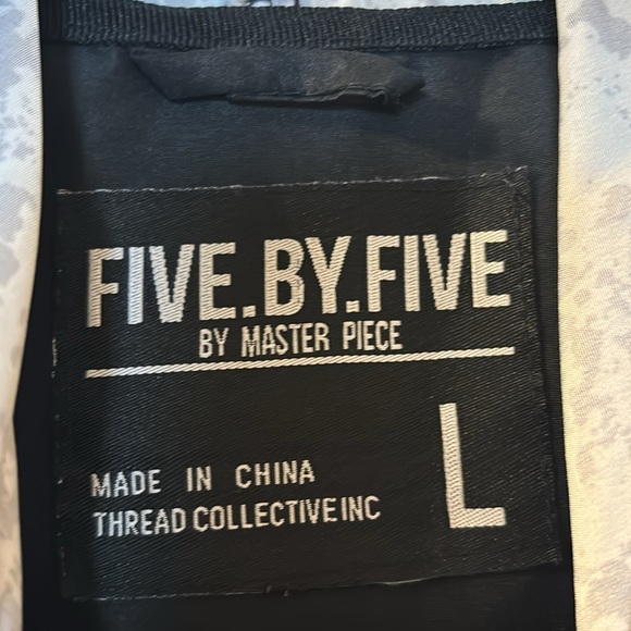 Five by Five by Master Piece zip up jacket size large - Picture 3 of 5